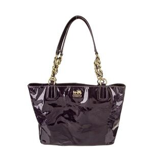 Coach Tote in Aubergine